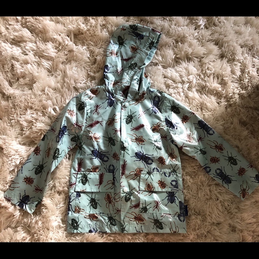 Boys bug rain coat